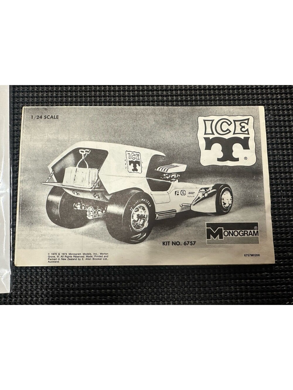 Vintage Monogram Model Kit Instruction Manual Lot Ice T Groovy Grader 1970s